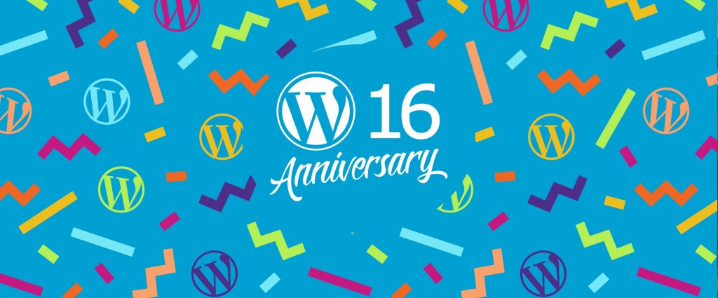 WordPress 16 birthday